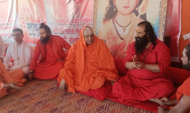 संत महापुरुषों के दर्शन मात्र से होती है पुण्य की प्राप्ति :  श्री महंत रविंद्रपुरी 