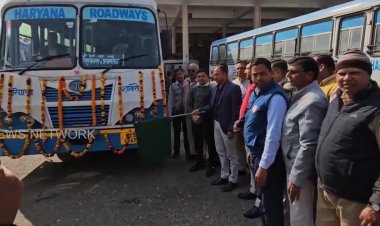 यमुनानगर: प्रयागराज महाकुंभ यात्रा के लिए सीधी बस सेवा का हुआ शुभारंभ