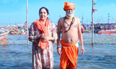 लव फिल्म्स की 'वध 2' टीम ने महाकुंभ में की शिरकत, संगम घाट पर किया पवित्र स्नान