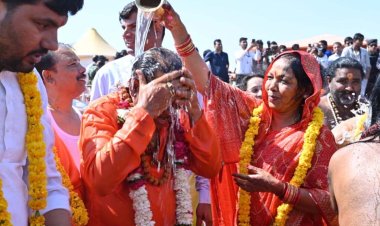 छत्तीसगढ़ के मुख्यमंत्री साय, राज्यपाल और विधानसभा अध्यक्ष ने संगम में लगाई आस्था की डुबकी 