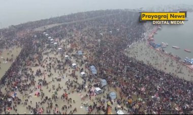 महाकुंभनगर की नहीं कम हो रही भीड़, एक डुबकी लगाते ही दूर हो जाती भक्तों की थकान