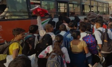 झकरकटी बस अड्डे पर 12 घंटे में 179 बसें प्रयागराज को रवाना,सोमवार को तीन गुना आयी भीड़