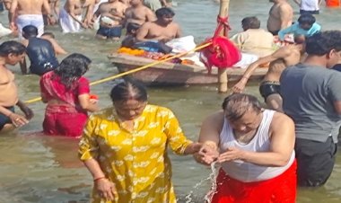 संगम का जल शुद्ध, स्नान व आचमन के योग्य :प्रो आद्या प्रसाद पाण्डेय