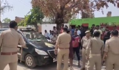 दिनदहाड़े भाजपा नेता के घर नकाबपोश बदमाशों का हमला, फायरिंग --पथराव व फायरिंग से थर्राया पूरा क्षेत्र