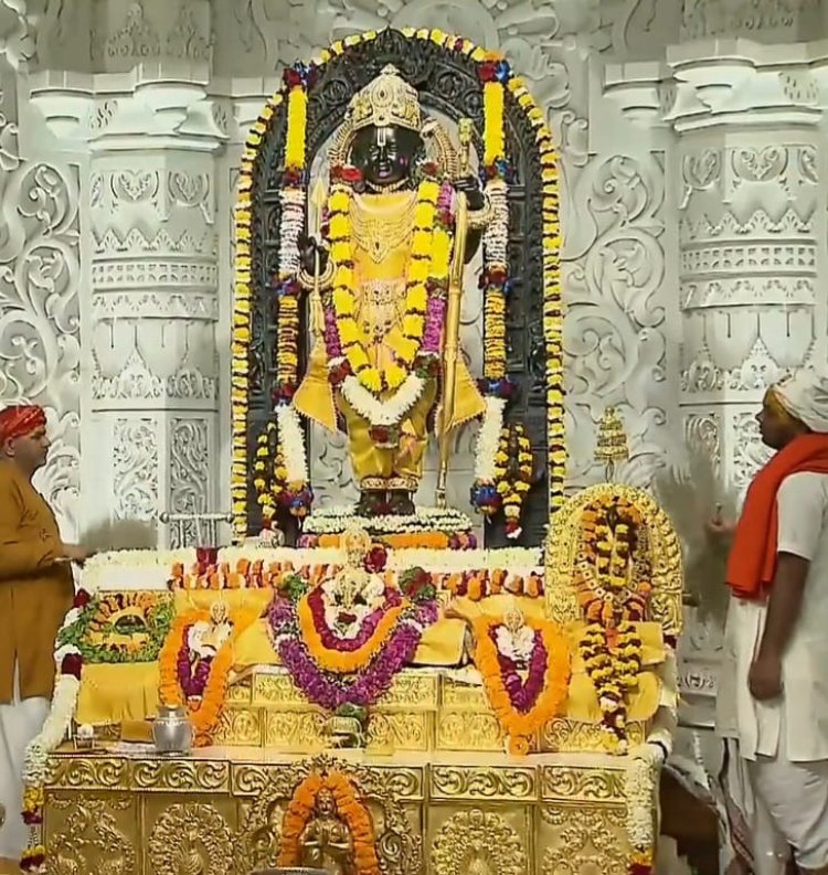 श्री राम जन्मभूमि मंदिर में श्रद्धालुओं की संख्या सामान्य, दर्शन अवधि में आज से हुआ बदलाव