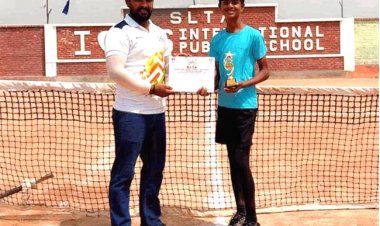 प्रयागराज का हरिस सोनीपत में बना टेनिस चैंपियन