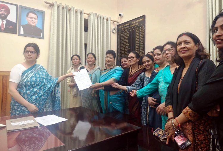भाजपा महिला मोर्चा ने की आरोपित के विरुद्ध सख्त कार्रवाई की मांग