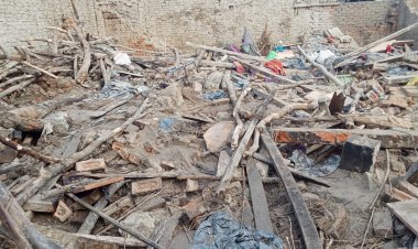 भीमलौर में भरभरा कर गिरा कच्चा मकान, एक ही परिवार के आठ लोग घायल