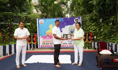 एक पृथ्वी, एक स्वास्थ्य' की थीम पर बीएसएफ ने मनाया अंतरराष्ट्रीय योग दिवस