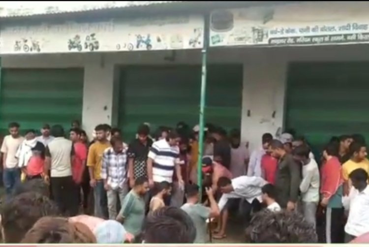 बिजनौर: बारिश में सड़क पर नहा रही बालिका नाले में गिरी, तलाश जारी