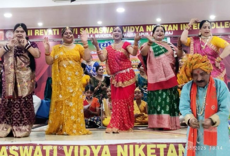 विलुप्त हो रहे मिश्रित लोकगीतों की दस दिवसीय प्रस्तुतिपरक कार्यशाला “लोक गुलदस्ता“ का समापन