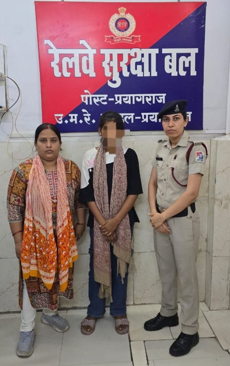 ऑपरेशन ‘नन्हें फरिश्ते’ के तहत दो नाबालिग बालिकाओं को चाइल्ड लाइन को सौंपा