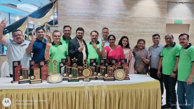 सिद्धोत्सव में रोटरी प्रयागराज संगम को मिला अभूतपूर्व सम्मान