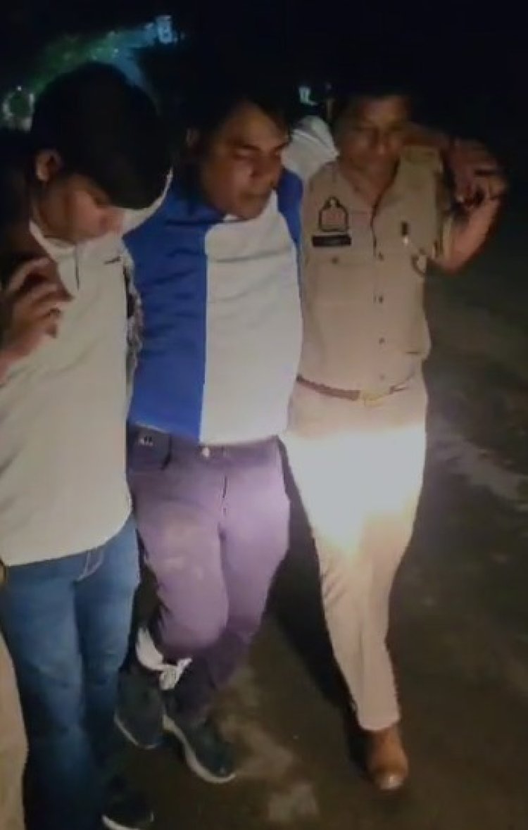 हापुड़ का इनामी बदमाश जितेंद्र जीतन पुलिस मुठभेड़ में लंगड़ा