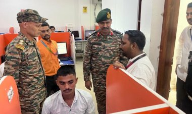 ऑनलाइन सीईई परीक्षा के अंतिम दिन ब्रिगेडियर ने अयोध्या के परीक्षा केंद्रों का किया निरीक्षण