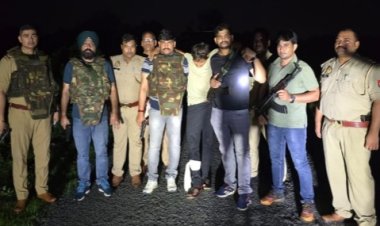 दंपति से लूटकांड में फरार बदमाश पुलिस मुठभेड़ में घायल