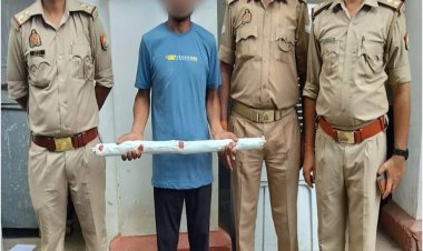 गैरइरादतन हत्या का फरार आरोपित प्रयागराज में गिरफ्तार, आलाकत्ल बरामद; पुलिस ने न्यायिक हिरासत में भेजा