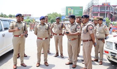 श्रावण मास कांवड़ यात्रा की तैयारियों का उच्च-स्तरीय निरीक्षण : पुलिस उपायुक्त गंगानगर व अपर पुलिस उपायुक्त गंगानगर द्वारा सुरक्षा व्यवस्थाओं का जायजा