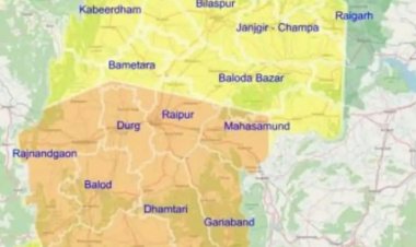 छत्तीसगढ़ के 17 जिलों में भारी बारिश का यलो अलर्ट