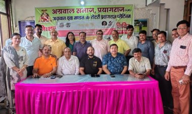 रोटरी प्लैटिनम एवं अग्रवाल समाज के निःशुल्क स्वास्थ्य शिविर में लोग हुए लाभान्वित