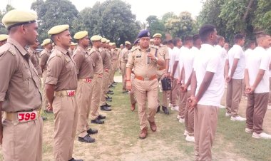 रिक्रूट आरक्षियों की समस्याएं सुनीं, समाधान के दिए निर्देश