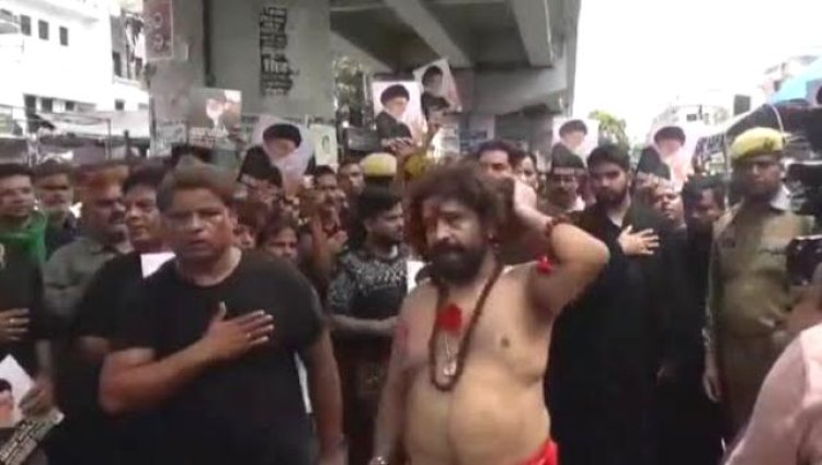 दुनिया में अमन शांति के लिए यौमे आशूरा जुलूस में खून बहा रहा हूं — स्वामी सारंग