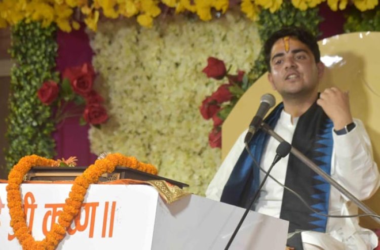 श्रीमद्भागवत कथा : कृष्ण जन्म की बधाई और दर्शन को पधारे शंकर भगवान