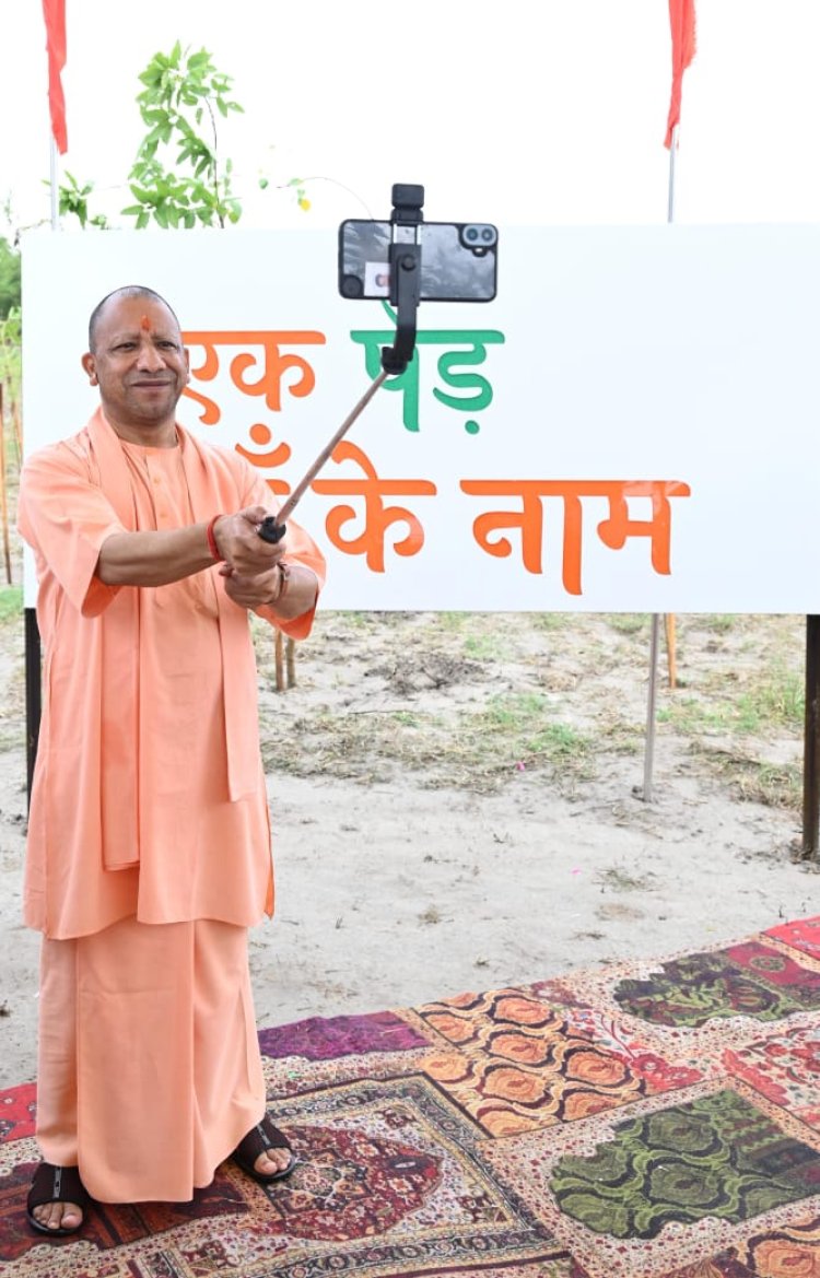 हमने आठ साल में लगाए 204 करोड़ पौधे, 5 लाख एकड़ में हुआ वनाच्छादन : योगी आदित्यनाथ