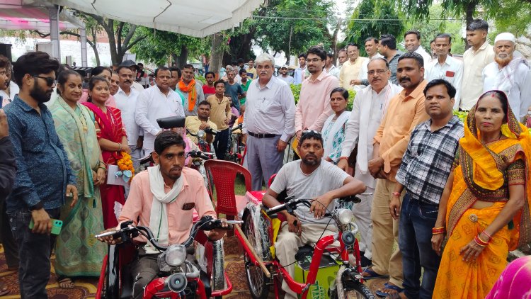 दिव्यांग व वरिष्ठजनों को हुआ 48 लाख के 1760 सहायक उपकरणों का निःशुल्क वितरण