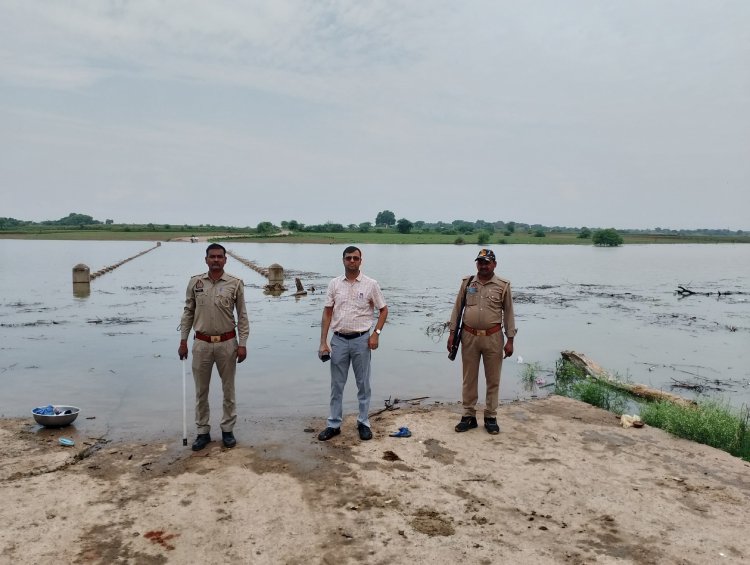 कोटा बांध से छोड़े गए पानी के बाद जालौन में यमुना नदी का जलस्तर बढ़ा, प्रशासन अलर्ट पर