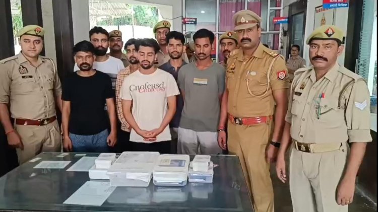 झांसी : दुबई से प्रशिक्षित अंतरराष्ट्रीय गैंग के छह सटोरिये गिरफ्तार