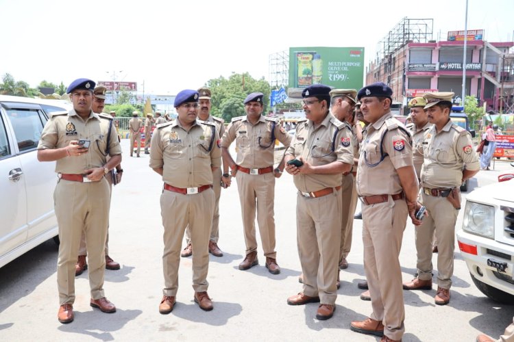 श्रावण मास कांवड़ यात्रा की तैयारियों का उच्च-स्तरीय निरीक्षण : पुलिस उपायुक्त गंगानगर व अपर पुलिस उपायुक्त गंगानगर द्वारा सुरक्षा व्यवस्थाओं का जायजा