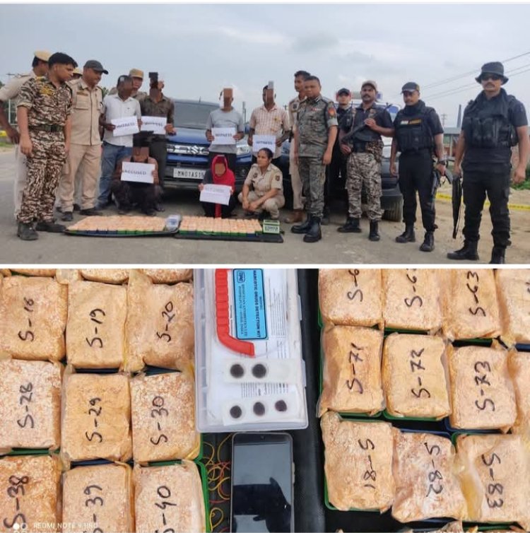 असमः 6.22 करोड़ की हेरोइन के साथ मणिपुर का दंपति गिरफ्तार