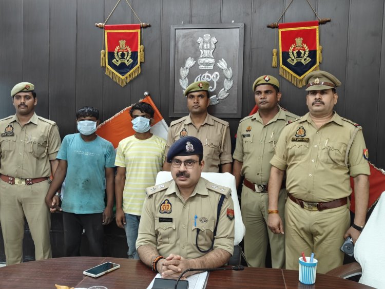 अंतर्जनपदीय वाहन चाेर गिराेह के दाे सदस्य गिरफ्तार