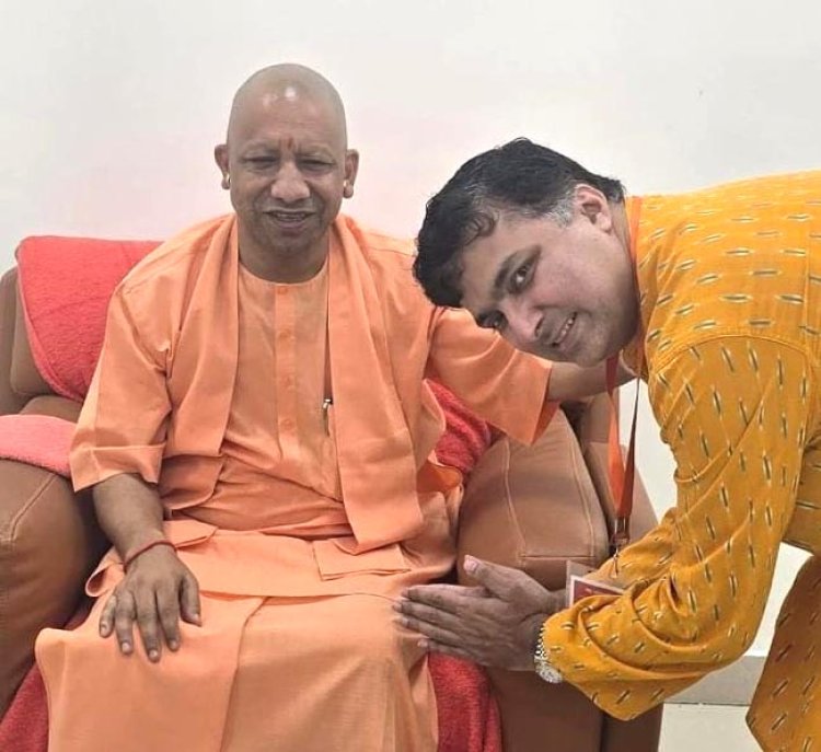 सीएम योगी ने विधायक हर्षवर्धन बाजपेई को दी अग्रिम जन्मदिन की बधाई