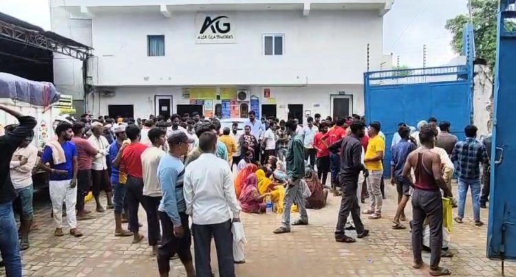 ग्लास फैक्ट्री में करंट लगने से श्रमिक की मौत