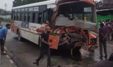 रायबरेली में रोडवेज बस दुर्घटना ग्रस्त,चालक की मौत