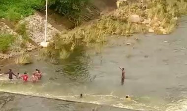 पिकनिक मनाने गए दो युवकों की पहूंज बांध में डूबने से मौत