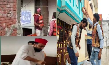 बाढ़ पीड़ित परिवारों तक राशन- खाद्य सामग्री पहुंचा रहे समाजवादी पार्टी, भाजपा, समाजसेवी कार्यकर्ता