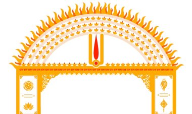 अयोध्या में बन रहा भव्य तिलक प्रवेश द्वार