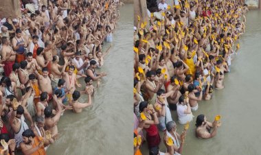 मथुरा : ब्राह्मणों ने किया श्रावणी उपाकर्म पूजा के साथ सप्त ऋषि एवं यज्ञोपवीत पूजन