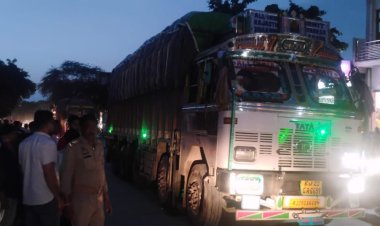 मामा के साथ ननिहाल आई मासूम की ट्रक से कुचलकर मौत