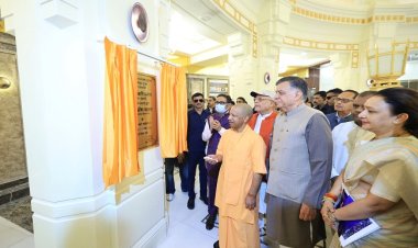 मुख्यमंत्री ने विधान भवन के प्रवेश द्वार के नए गुंबद का किया का लोकार्पण