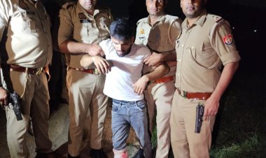 गाजियाबाद में पुलिस व गौकश के बीच चली गोलियां, गौकश घायल