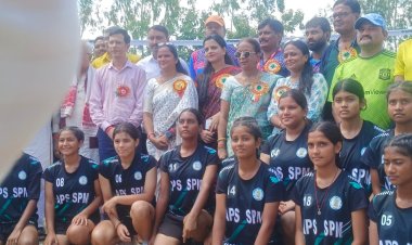 लखीमपुर में सीबीएसई वाॅलीबाल क्लस्टर-4 टूर्नामेंट का आगाज