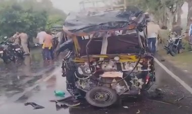  बिहार के पटना में ट्रक-ऑटो की टक्कर में 08 की मौत