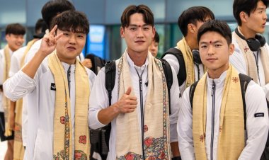 एशिया कप 2025: खिताब बचाने बिहार पहुँची कोरिया हॉकी टीम