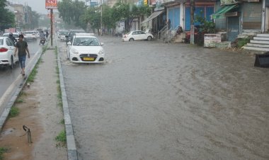 जयपुर सहित एक दर्जन शहरों में बरसे मेघ, बांसवाड़ा के भूंगरा में 6 इंच बरसात