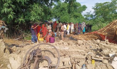 बांदा: बारिश में गिरी कच्ची दीवार, मलबे में दबकर बुजुर्ग दंपति की मौत