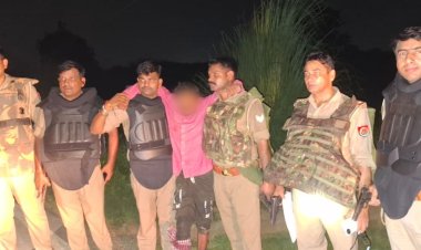 प्रयागराज: मुठभेड़ में पच्चीस हजार का इनामी बदमाश गोली लगने से घायल